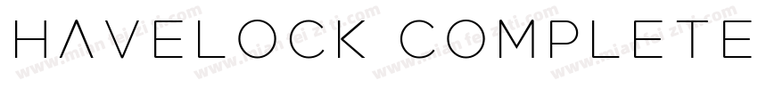Havelock Complete Bo字体转换